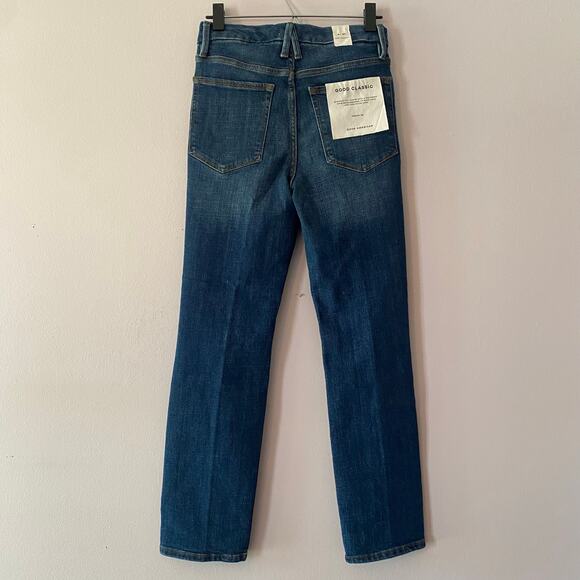 NWT Good American Women's size 4 / 27 Indigo Good Classic Skinny High Rise Jeans - Picture 8 of 13